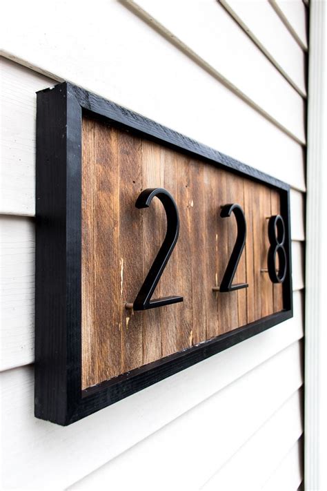 unique house numbers for exterior